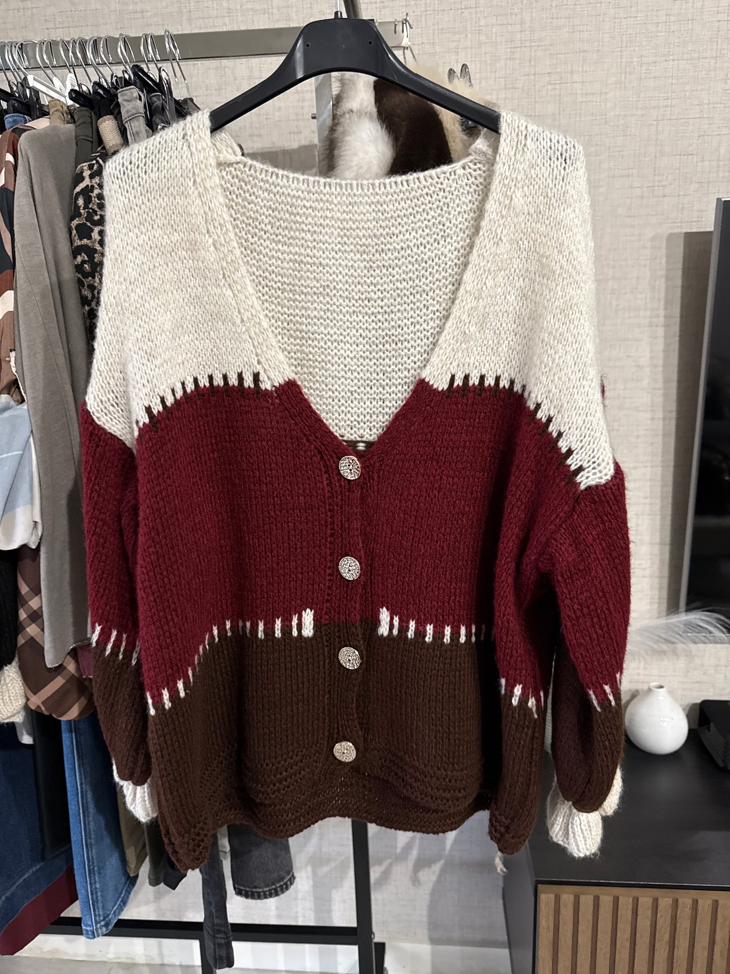 Jersey oversize con botones
