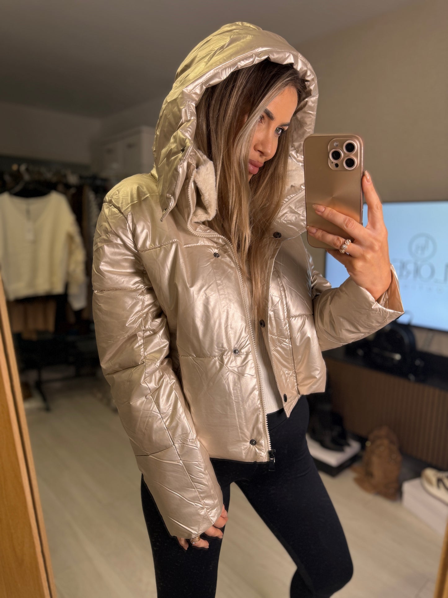 Chaqueta metalizada LIRA