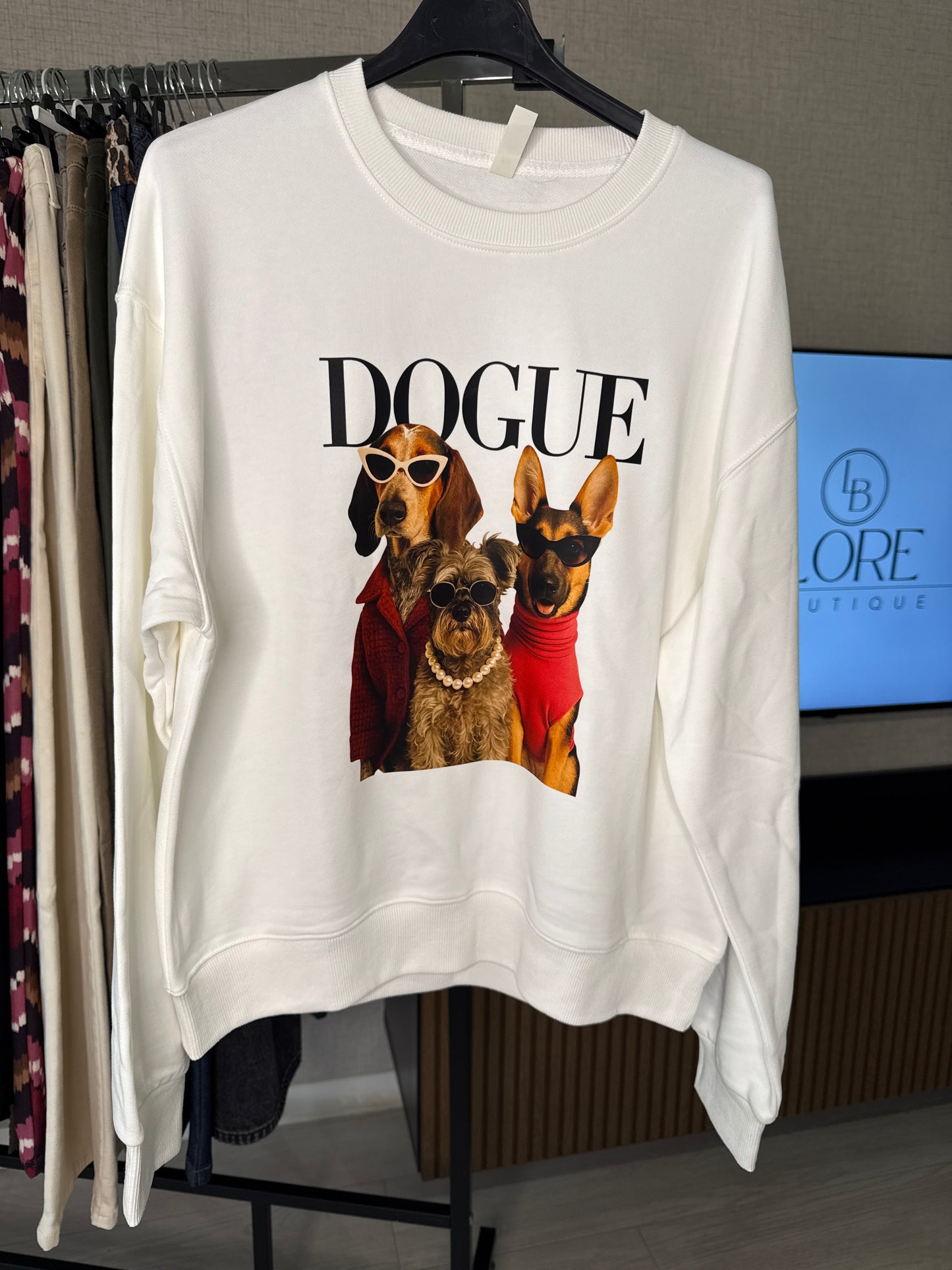 Sudadera algodón estampada