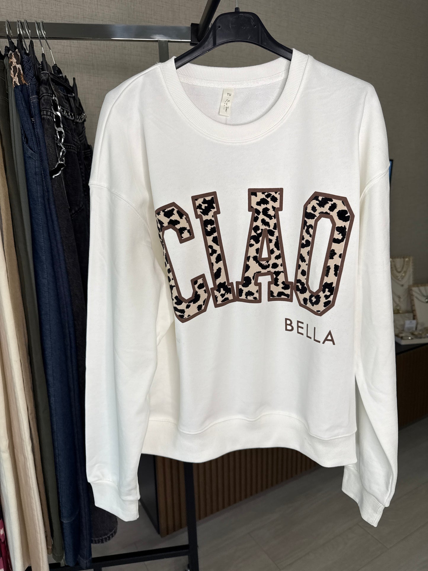 Sudadera algodón estampada