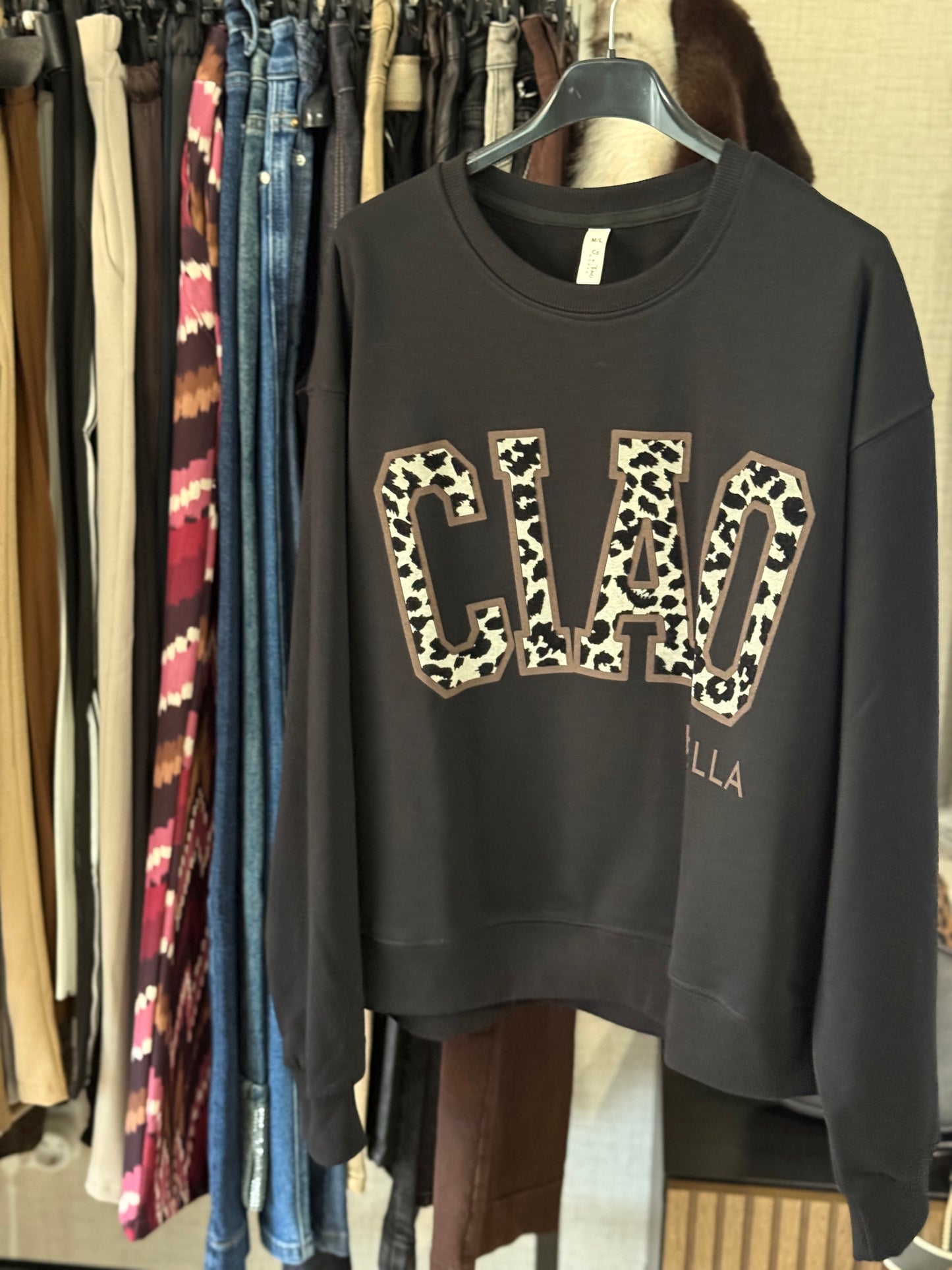 Sudadera algodón estampada