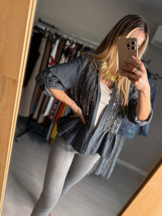 Camisa lentejuelas