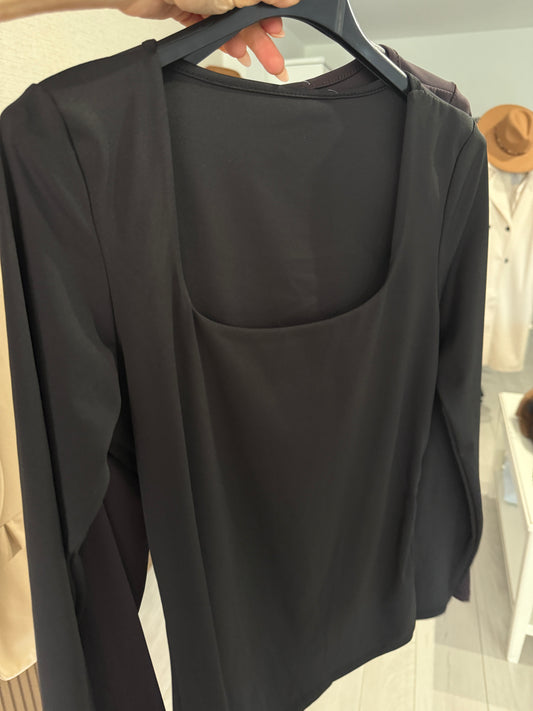 Blusa lycra manga larga