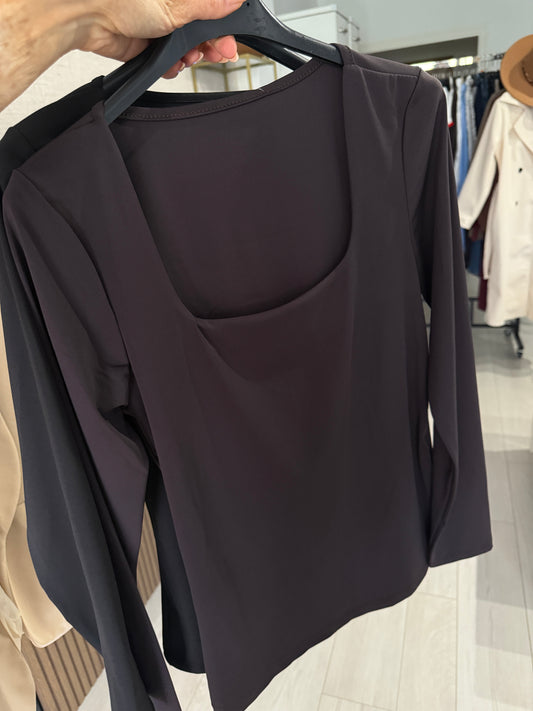Blusa lycra manga larga
