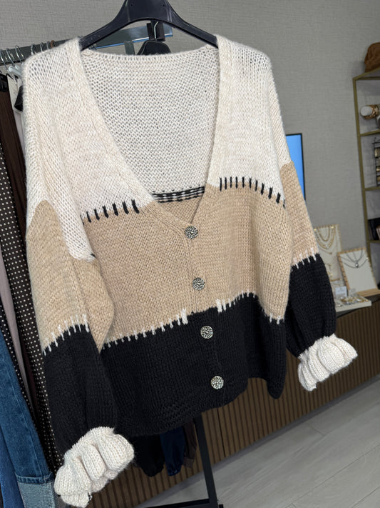 Jersey oversize con botones