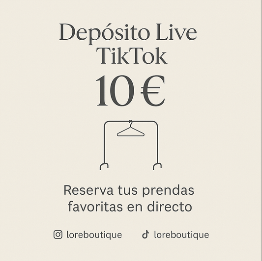 Depósito live TikTok