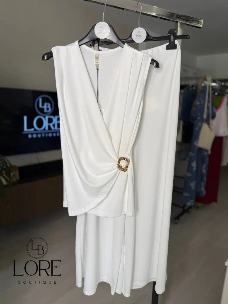 Conjunto elegante Noelia Blanco / Talla única