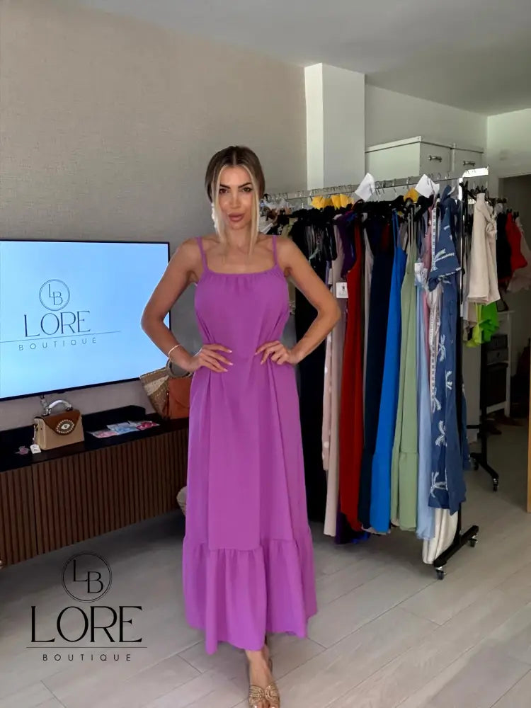 Vestido Ibiza Púrpura