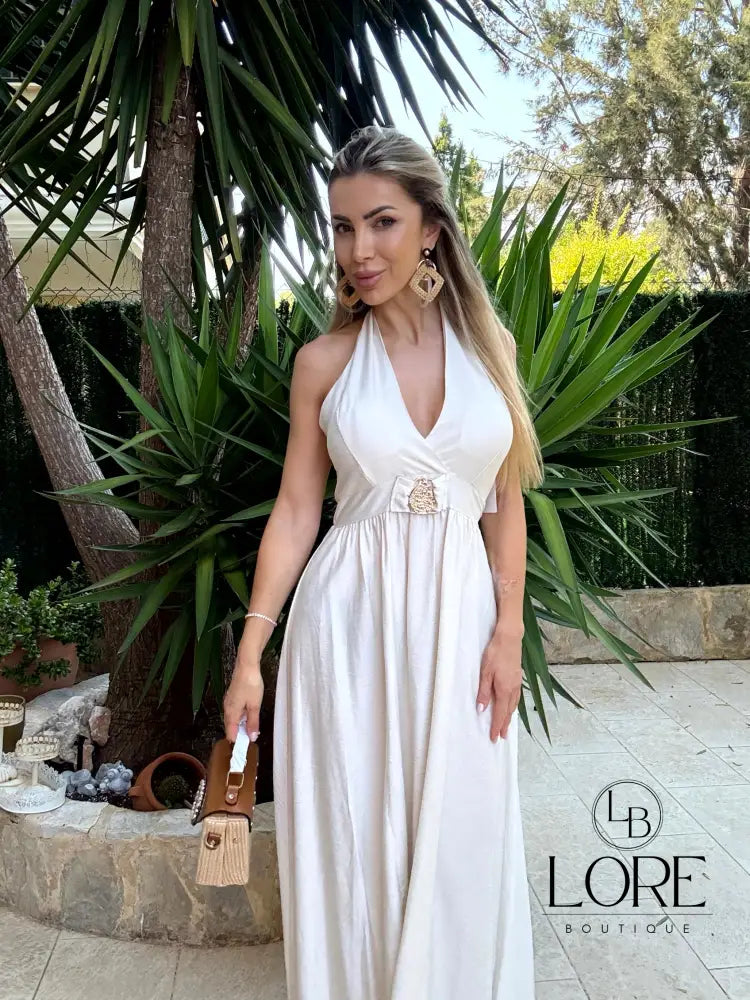 Vestido Selene Beige