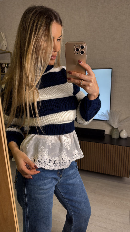 Bajo algodón bordado