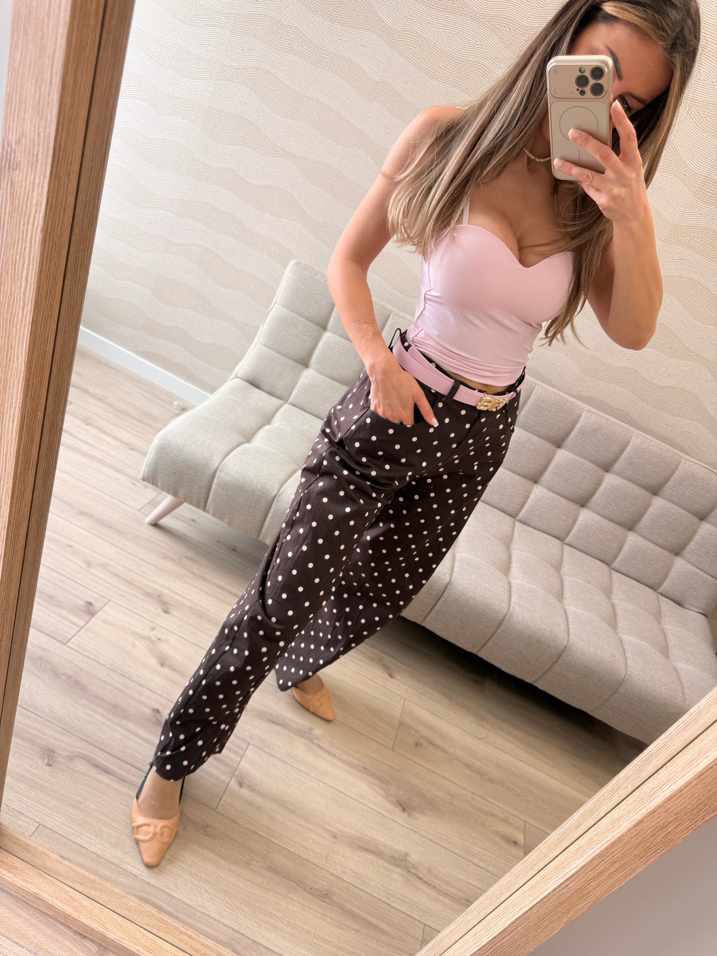 Pantalones lunares bombacho