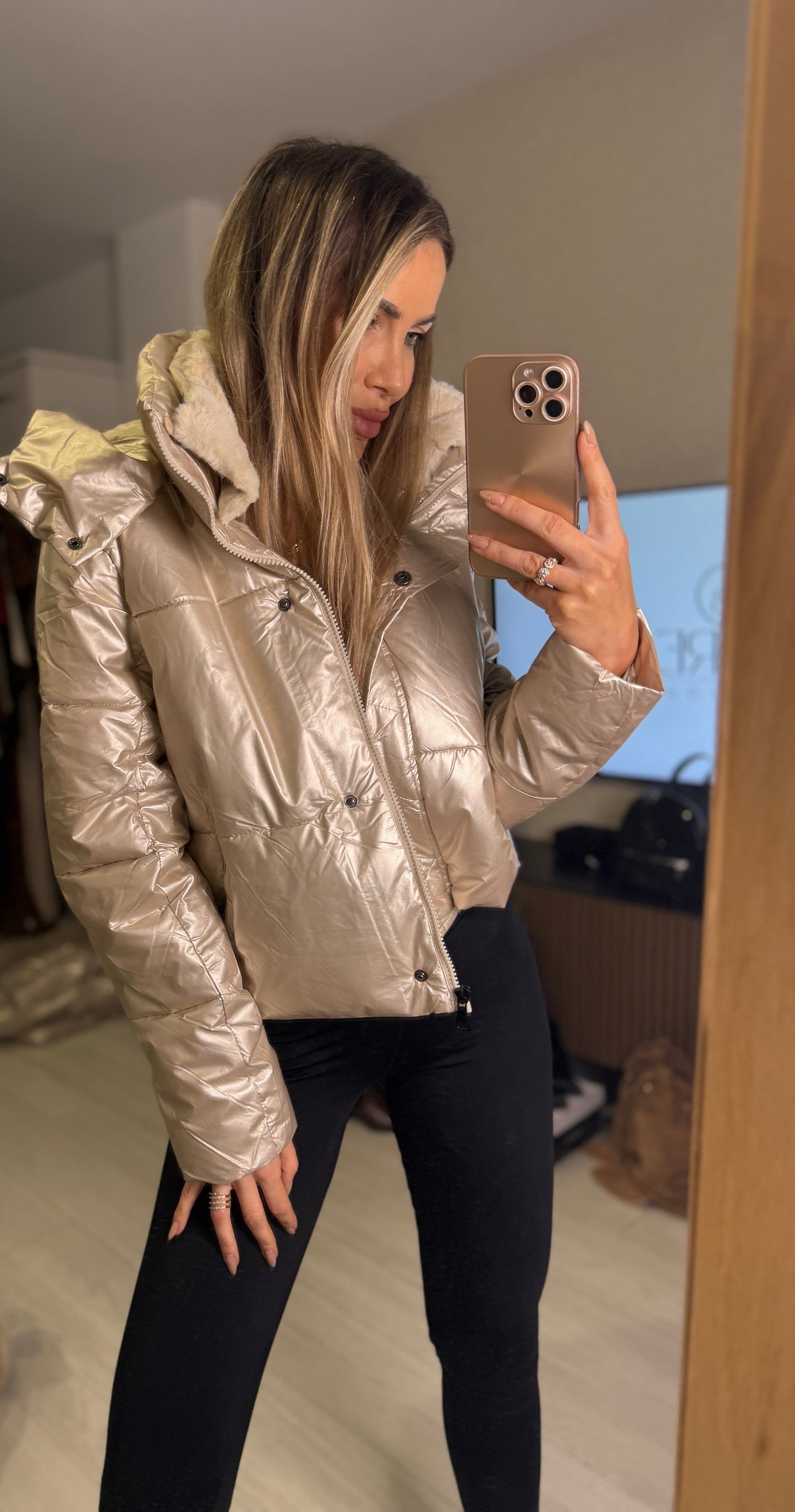 Chaqueta metalizada LIRA