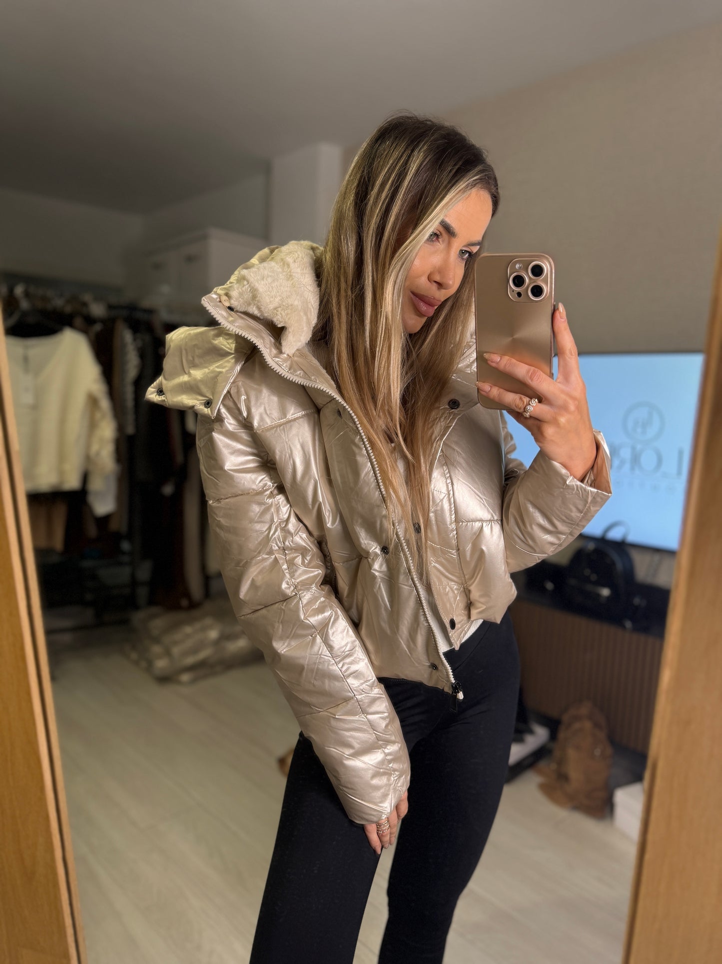 Chaqueta metalizada LIRA