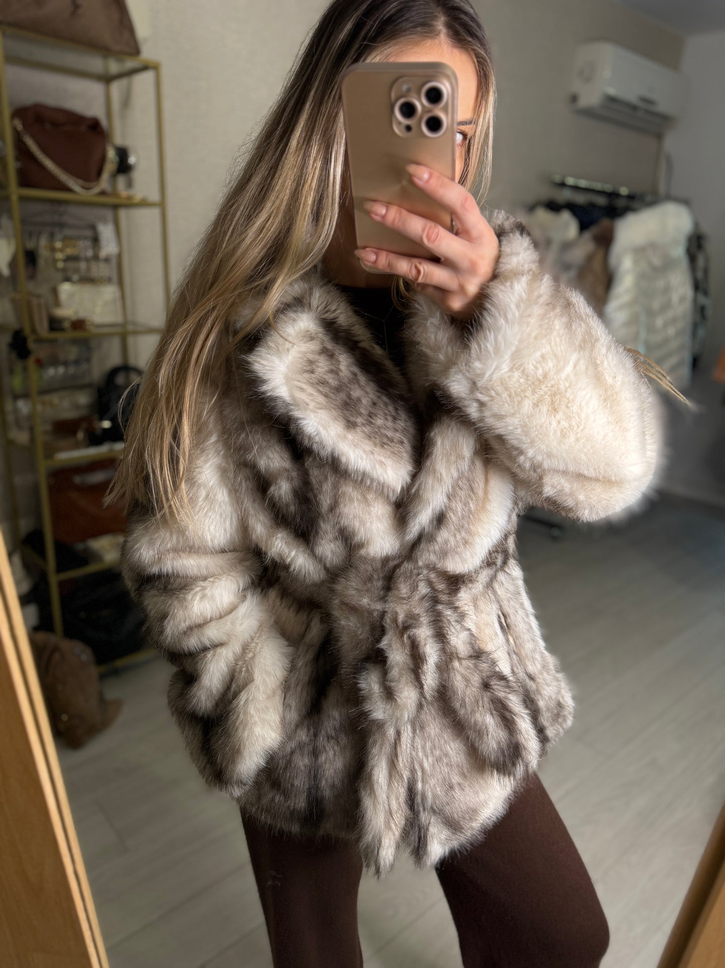 Chaqueta pelo cordón