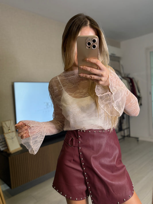 Blusa encaje