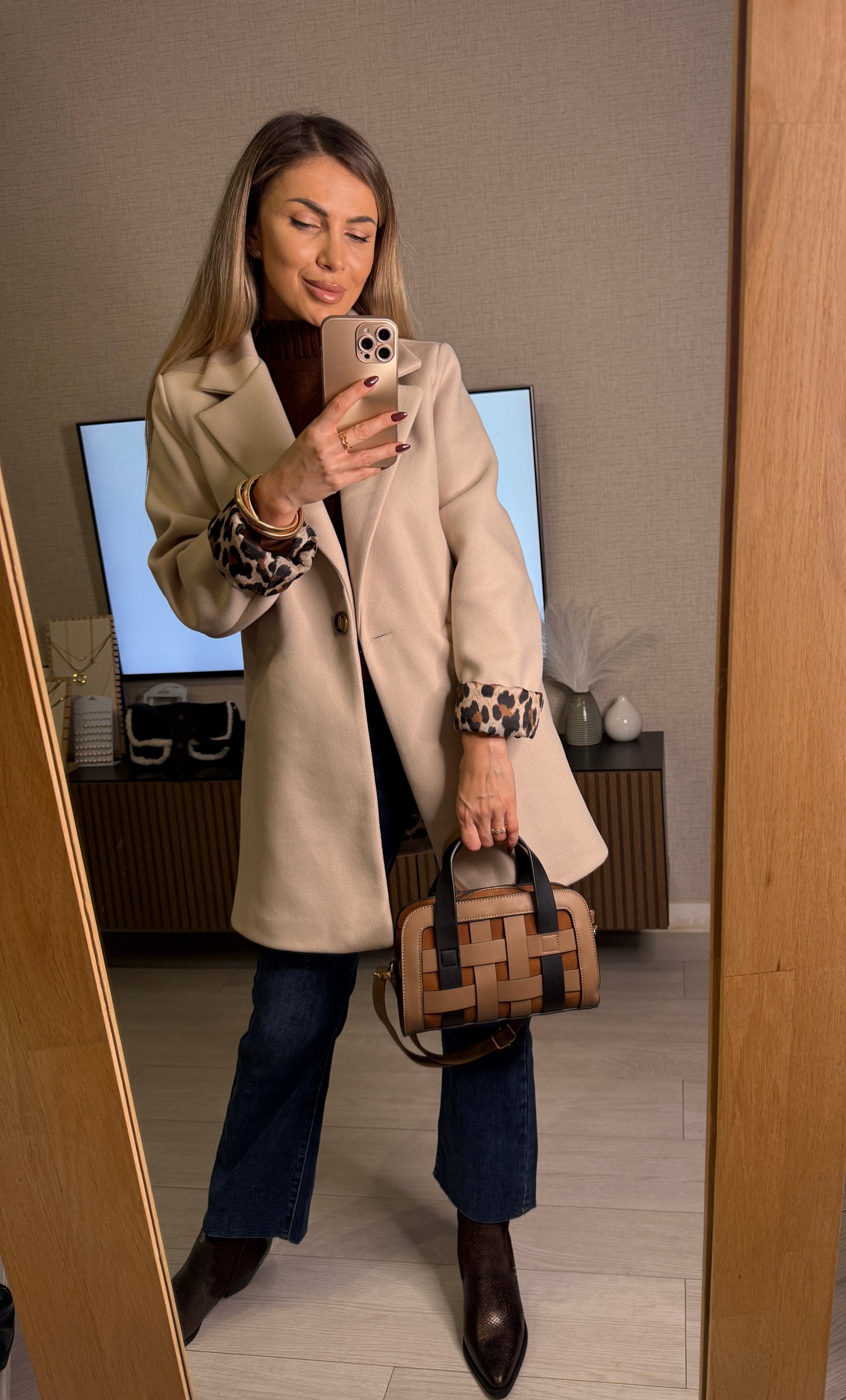 Abrigo VEGA animal print