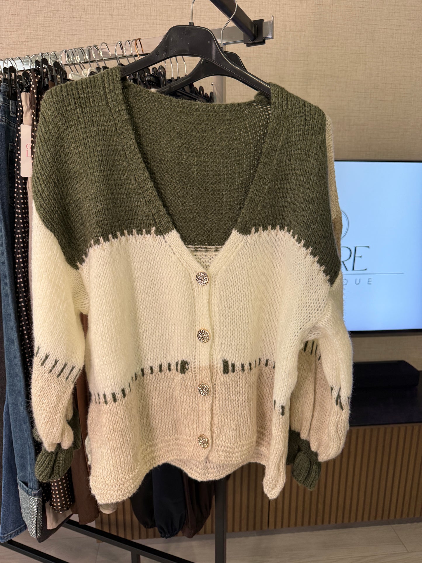 Jersey oversize con botones