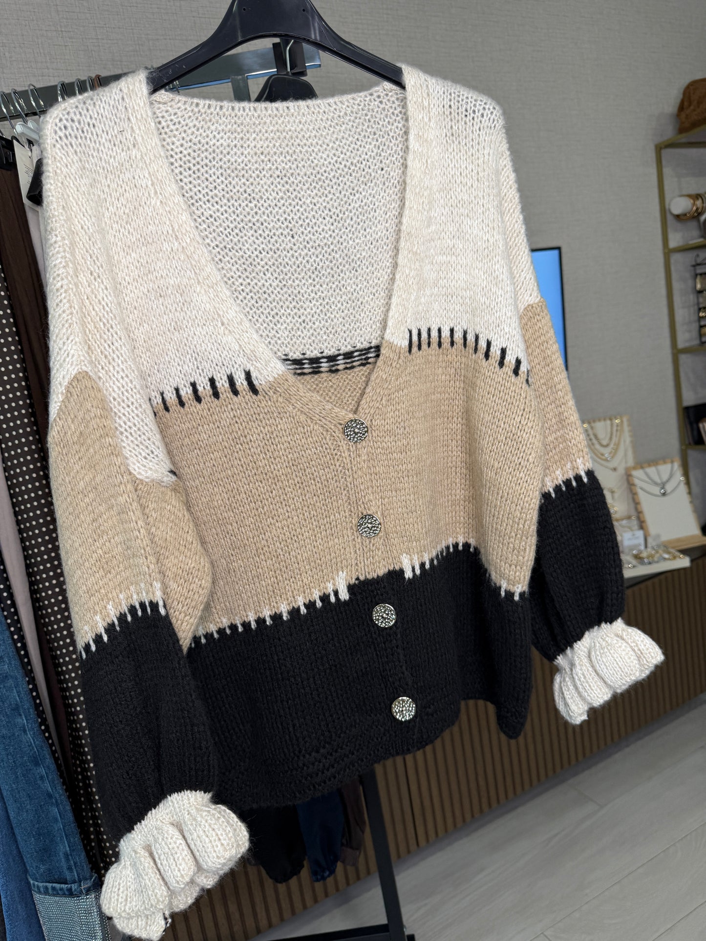 Jersey oversize con botones