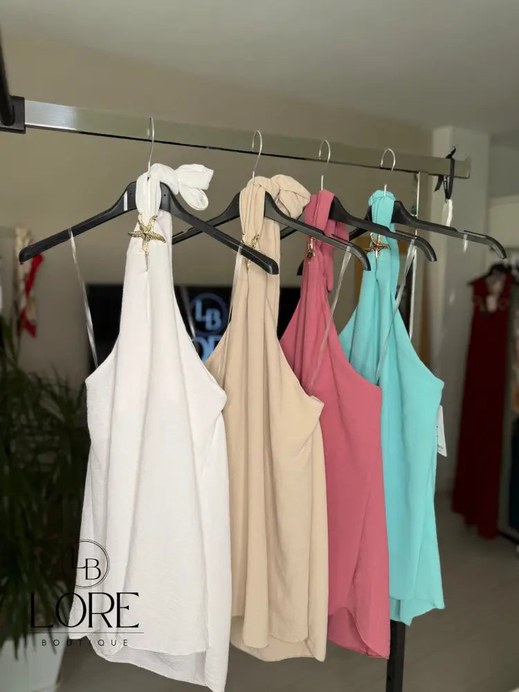 Top Estrella Talla única / Blanco