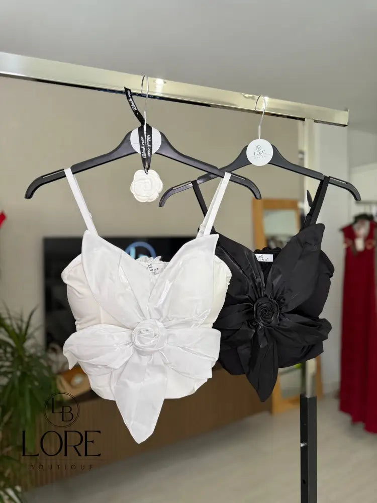 Top Rose Blanco / Talla única