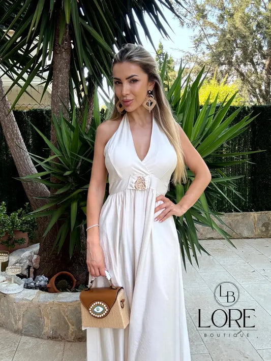 Vestido Selene Beige