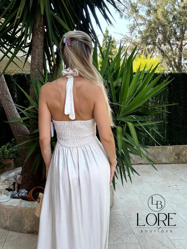Vestido Selene Beige