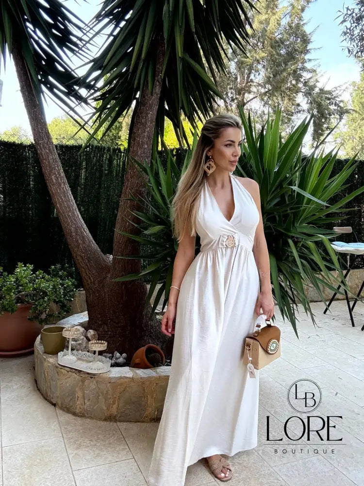Vestido Selene Beige